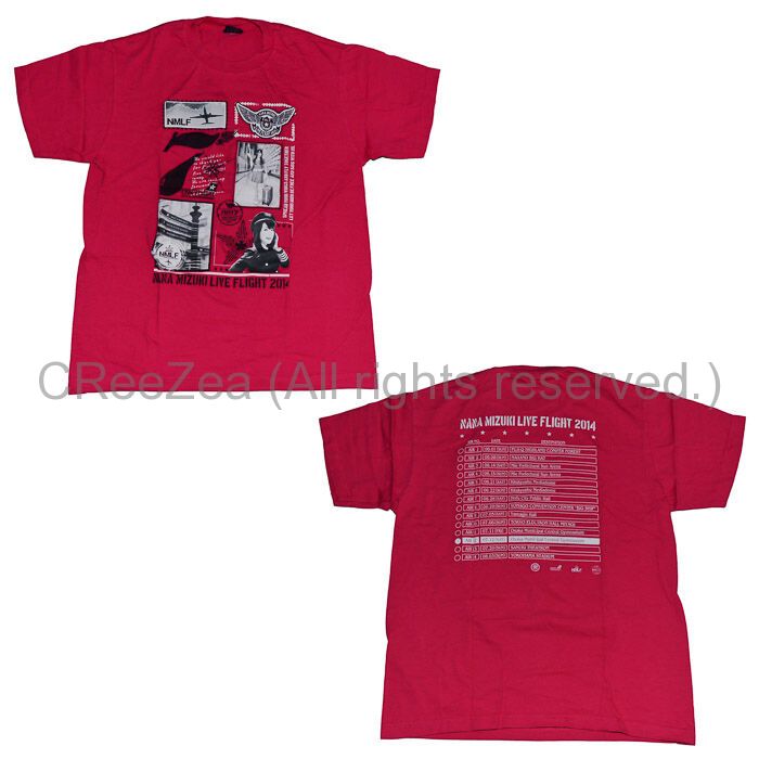水樹奈々 ライブ Tシャツ 8枚-