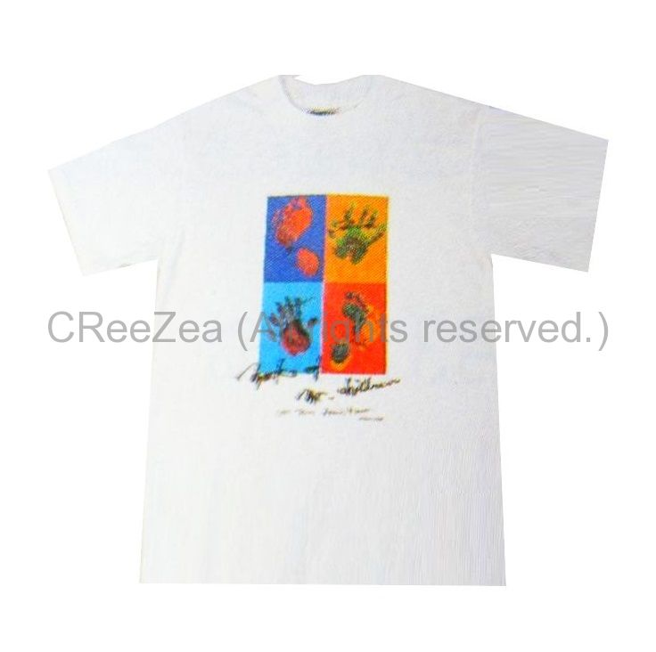 95 Tour Atomic Heart Tシャツ 手形足形 ホワイト || アーティストショップJP