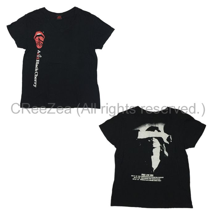 買取】acid black cherry(abc) 2011 FREE LIVE Tシャツ