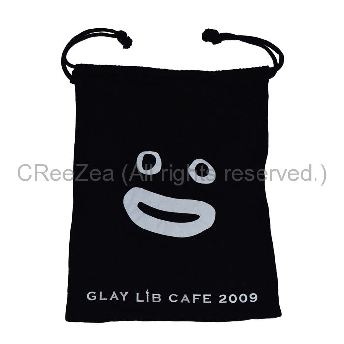 買取 Glay グレイ Lib Cafe 巾着袋 ズラー 09 アーティストショップjp