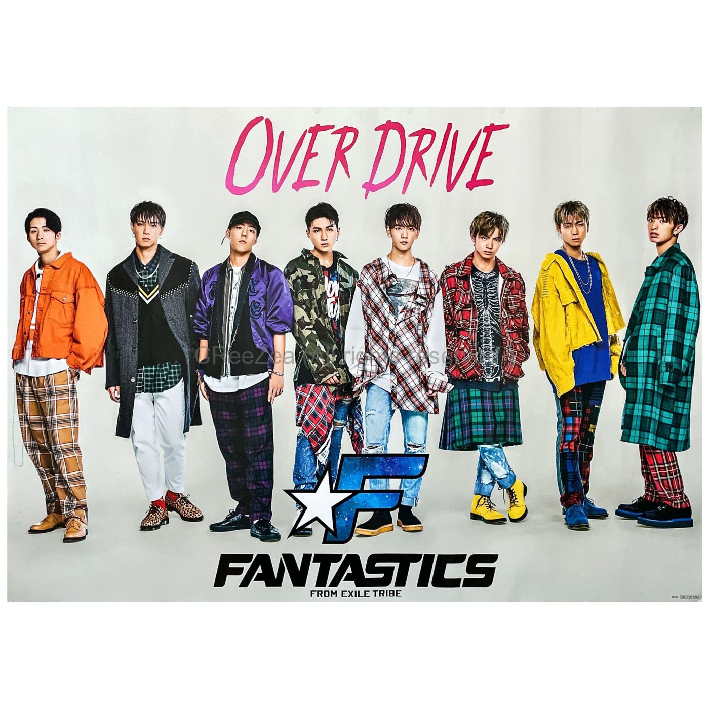 買取 Fantastics ファンタスティックス ポスター Over Drive アーティストショップjp