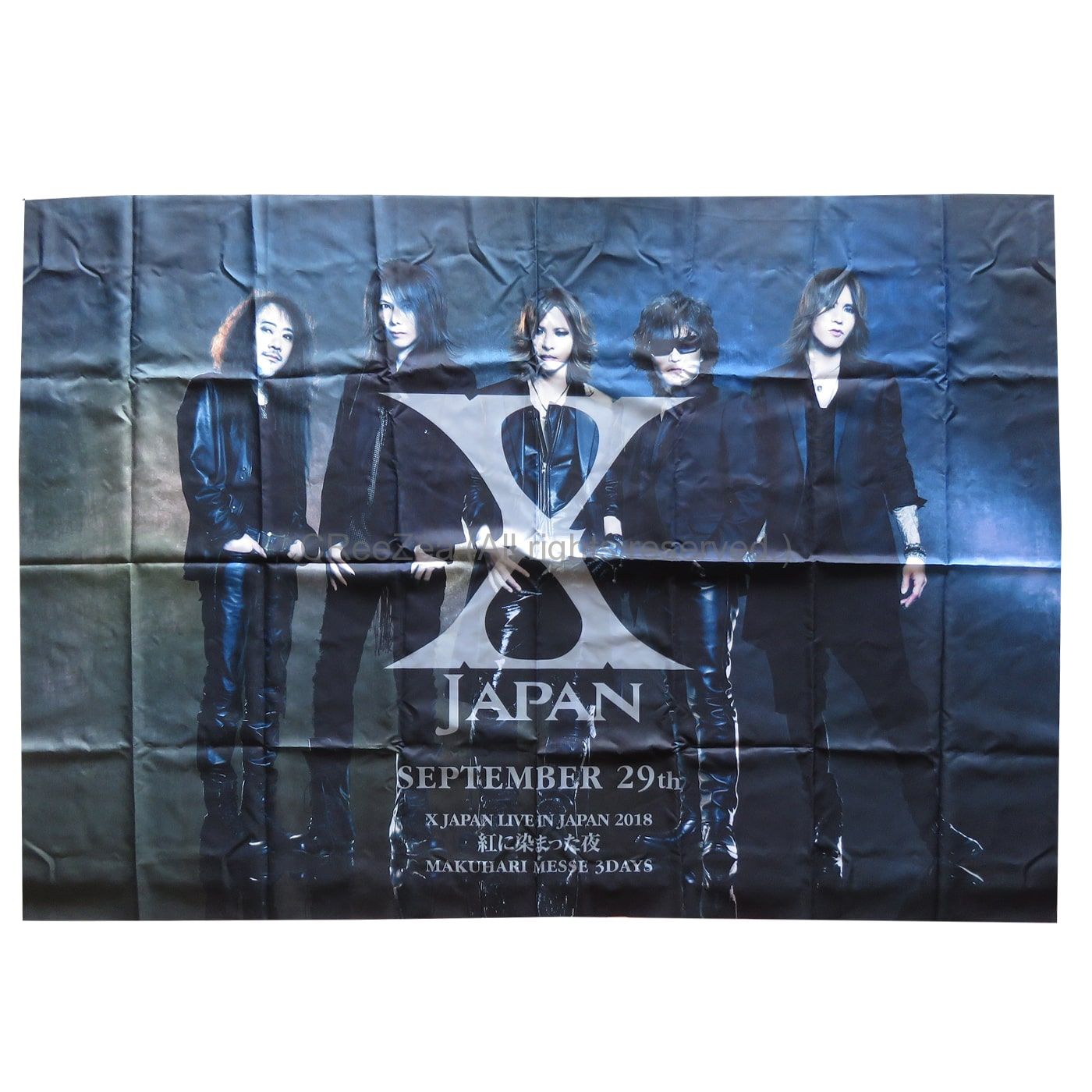 X JAPAN 紅に染まった夜 VIP ゴールド限定グッズ X JAPAN 紅に染まった夜 VIP GOLD 限定グッズ＆リストバンド