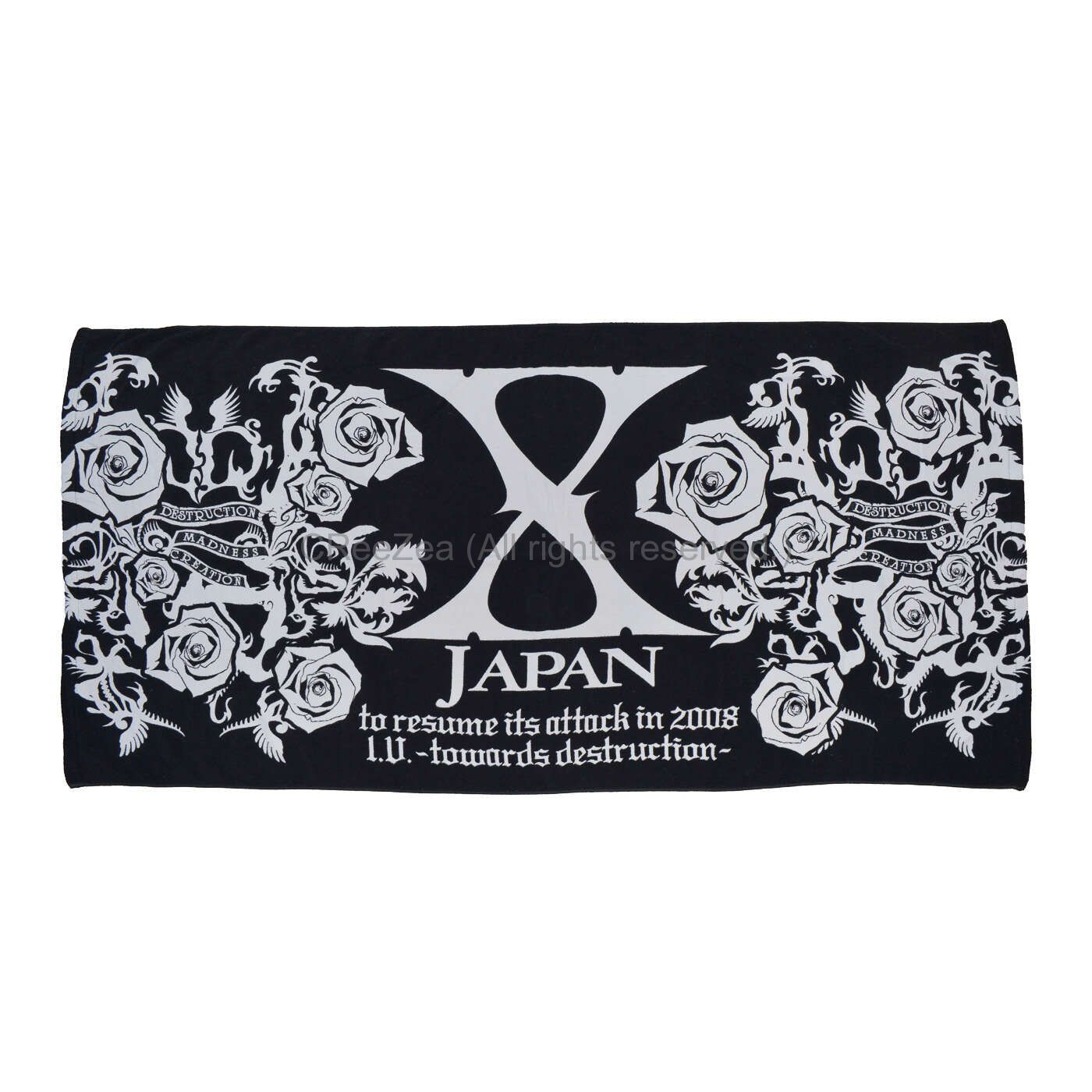 大型タオル　X JAPAN 攻撃再開 2008 I.V.〜破滅に向かって〜 買取】X JAPAN(エックス) 攻撃再開 2008 I.V. ?破滅に向かって