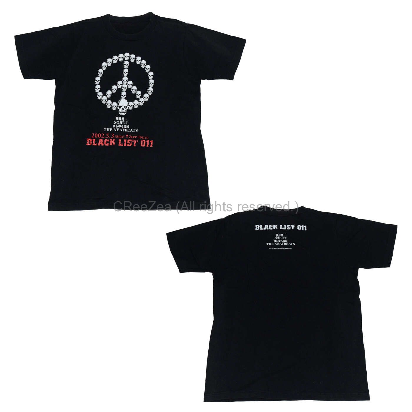 BLANKEY JET CITY 「THE SIX」 Tシャツ（BLANKEY JET CITYの作品