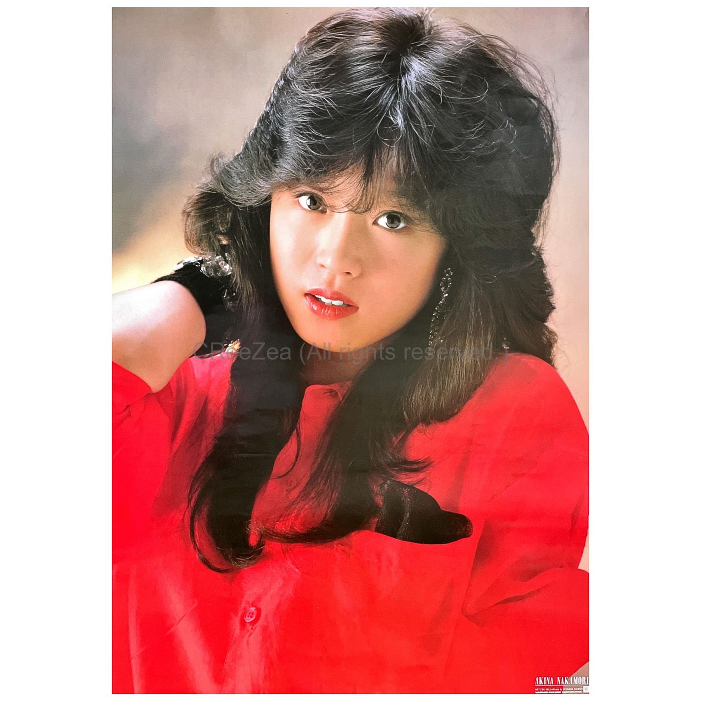 買取】中森明菜(AKINA) ポスター SILENT LOVE 1984 特典
