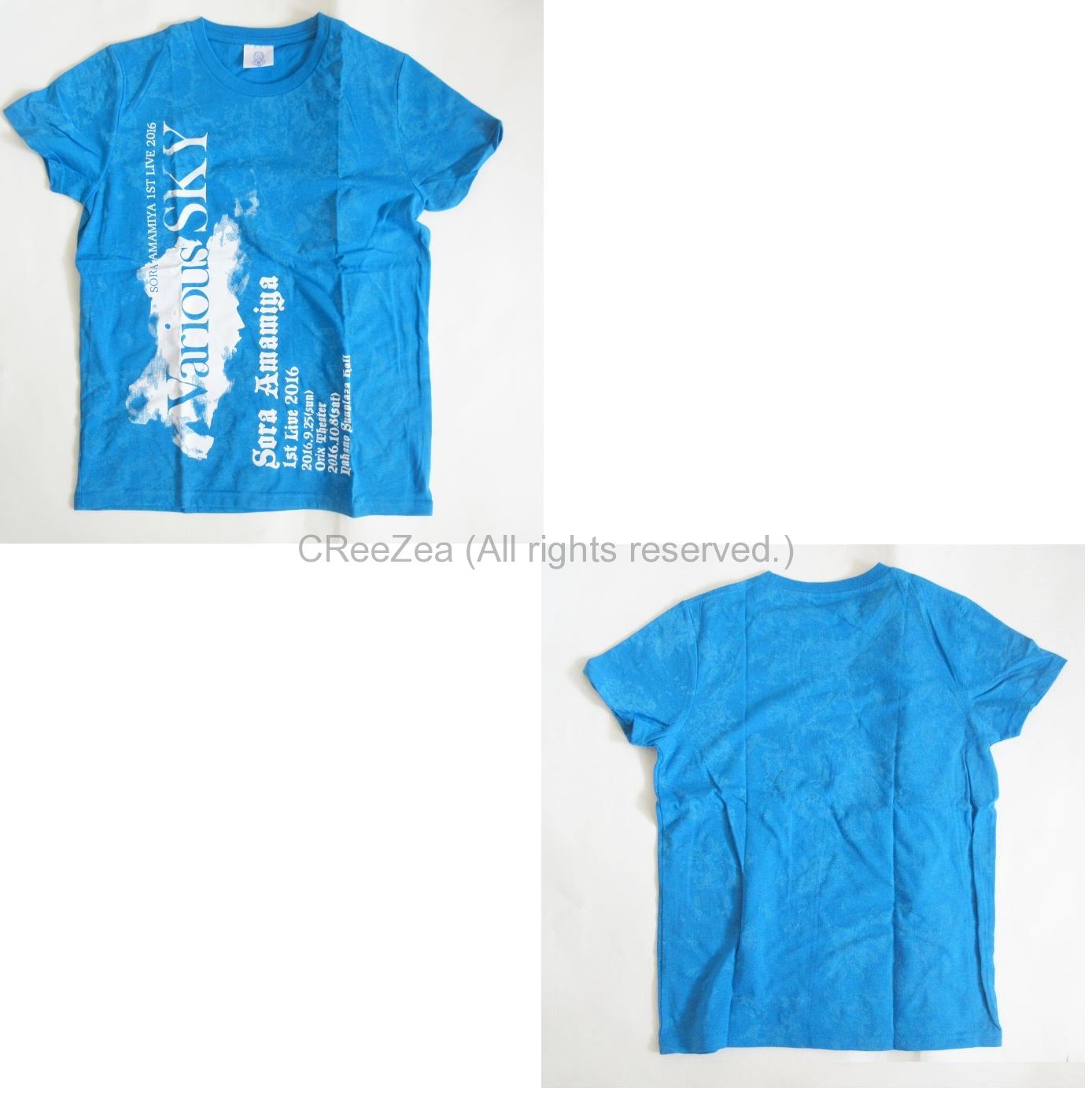 買取 雨宮天 Trysail 雨宮天ファーストライブ16 Various Sky Tシャツ 中野限定 アーティストショップjp