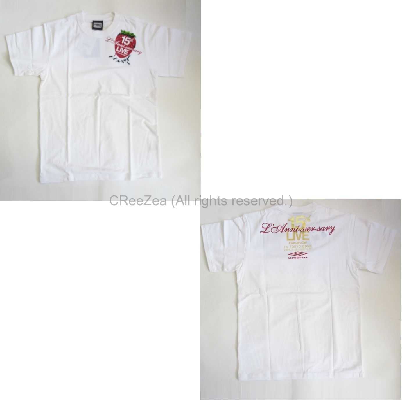L'Arc-en-Ciel 15th Anniversary Tシャツ L 買取】L'Arc～en～Ciel(ラルク) 15th L'Anniversary Live T
