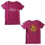 L'Arc～en～Ciel(ラルク) 20th L'Anniversary TOUR 地元Tシャツ(ジモT)-札幌　北海きたえーる バーガンディ