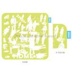 HOME 彩りタオル（みどり）