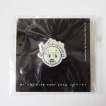 Mr.Children(ミスチル) TOUR 2004 シフクノオト ミスチルくんピンバッチ(ホワイト)