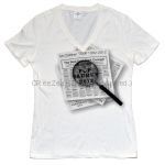 Mr.Children(ミスチル) TOUR POPSAURUS 2012 NEWSPAPER Ｖネック Ｔシャツ