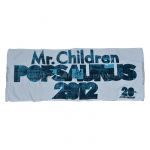 Mr.Children(ミスチル) TOUR POPSAURUS 2012 20th ANNIVERSARY フェイスタオル（ブルー）