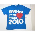 AAA(トリプルエー) AAA Heart to ? TOUR 2010 Tシャツ(青)