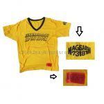 B'z(ビーズ) LIVE GYM Pleasure '93 JAP THE RIPPER Vネックシャツ Tシャツ イエロー