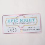 B'z(ビーズ) LIVE-GYM 2015 -Epic Night- メモリアルプレート　新潟　4月29日