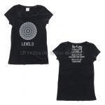 Perfume(パフューム) Perfume 4th Tour in DOME ｢LEVEL3｣ ロゴＴシャツ ブラック　レディース