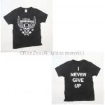 湘南乃風(しょうなんのかぜ) その他 若旦那 never give up Tシャツ 絶対に諦めないよ、オレは！！ツアー2015