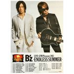 B'z(ビーズ) ポスター ENDLESS SUMMER 会場限定ポスター 白