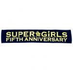 SUPER☆GiRLS(スパガ) その他 マフラータオル 5周年 ブラック