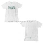 ゆず(YUZU) YUZU ARENA TOUR 2008 WONDERFUL WORLD Tシャツ ホワイト