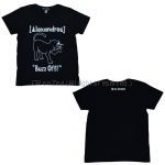 [Alexandros](ドロス) TOUR 2015 ご馳走にありつかせて頂きます ブラックパンサーTシャツ ブラック