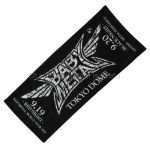 BABYMETAL(ベビーメタル) WORLD TOUR 2016 LEGEND - METAL RESISTANCE - RED NIGHT & BLACK NIGHT TOKYO DOME MEMORIAL フェイスタオル 黒×白