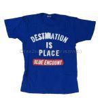 BLUE ENCOUNT(ブルエン) DESTINATION IS "PLACE" TOUR Tシャツ ブルー 限定カラー