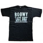 BOOWY(ボウイ) LAST GIGS Tシャツ ブラック