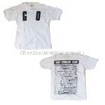 チェッカーズ(CHECKERS) 1987 CONCRET TOUR "GO" Tシャツ ホワイト