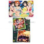 μ's(ラブライブ!) その他 クリアポスター 2枚セット 水着 ユニットシングル2nd Session 僕らは今のなかで アニメイト購入特典