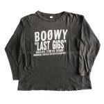 BOOWY(ボウイ) LAST GIGS 長袖シャツ 東京ドーム 88445