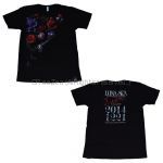 LUNA SEA(ルナシー) 25th ANNIVERSARY LIVE TOUR THE LUNATIC -A Liberated Will- Tシャツ ブラック 12月21日 さいたまスーパーアリーナ限定