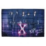 X JAPAN(エックス) WORLD TOUR 2015-2016 IN JAPAN ビッグフラッグ VIPパッケージ プラチナチケット購入特典 12/4 横浜公演