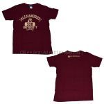 [Alexandros](ドロス) TOUR 2015 ご馳走にありつかせて頂きます カレッジTシャツ バーガンディ