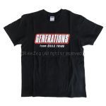 Generations(ジェネレーションズ) LIVE TOUR 2016 "SPEEDSTER" Tシャツ ブラック TRIBE STATION限定