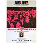 L'Arc～en～Ciel(ラルク) ポスター LIVE IN U.S.A 告知 2004