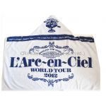 L'Arc～en～Ciel(ラルク) 20th L'Anniversary WORLD TOUR 2012 THE FINAL フードタオル【ブルー】　バスタオル