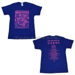 MAN WITH A MISSION(マンウィズ) The World's On Fire TOUR 2016 W.O.Fツアー Tシャツ 日替わりカラー ジャパンブルー