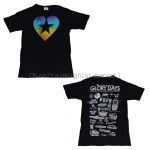 B'z(ビーズ) LIVE-GYM Pleasure 2008 -GLORY DAYS- Tシャツ ブラック　9月13-14日 豊田スタジアム 限定仕様 日付入り