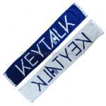 KEYTALK(キートーク) その他 マフラータオル ブルー×ホワイト ロゴ