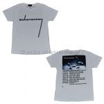 サカナクション(Sakanaction) SAKANAQUARIUM2017 "多分、風。" ツアースケジュール Tシャツ ホワイト