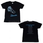 サカナクション(Sakanaction) SAKANAQUARIUM2017 "多分、風。" ハンドサインツアースケジュール Tシャツ ブラック