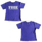 THEE MICHELLE GUN ELEPHANT(ミッシェル) その他 Tシャツ パープル fuck