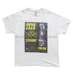 King Gnu(キングヌー) Live Tour 2020 AW "CEREMONY" ツアー Tシャツ ホワイト