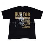 長渕剛(ながぶち つよし) 「RUN FOR TOMORROW」 HALL TOUR 2012 Unplugged Live Tシャツ ブラック フォト