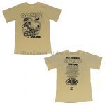 横山健(Ken Yokoyama) Ciao Baby Tour Tシャツ クリーム