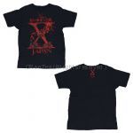 X JAPAN(エックス) Live 日本公演 2018 ?紅に染まった夜? Makuhari Messe 3Days Tシャツ ブラック