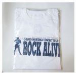 森高千里(もりたかちさと) LIVE ROCK ALIVE (1993) Tシャツ ホワイト