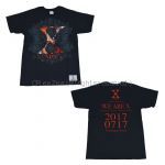 X JAPAN(エックス) WORLD TOUR 2017 WE ARE X Acoustic Special Miracle～奇跡の夜～6DAYS  Tシャツ ブラック 7月17日 横浜アリーナ