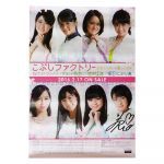 こぶしファクトリー(こぶし) ポスター 藤井梨央 直筆サイン入り 桜ナイトフィーバー 告知